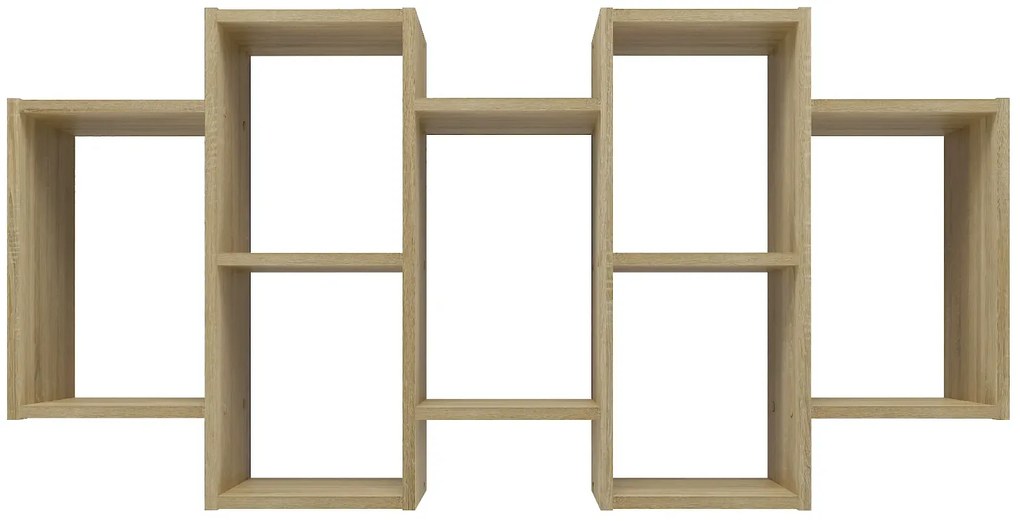 Skandynawski regał wiszący w kolorze dąb sonoma D8-F94