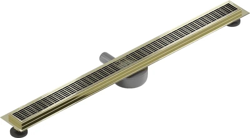 Mexen Flat 360° M33 odpływ liniowy obrotowy 90 cm, złoty - 1533090-40