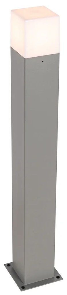 Zewnetrzna Nowoczesna lampa podłogowa zewnętrzna szara 70 cm IP44 - Denmark Nowoczesny Oswietlenie zewnetrzne