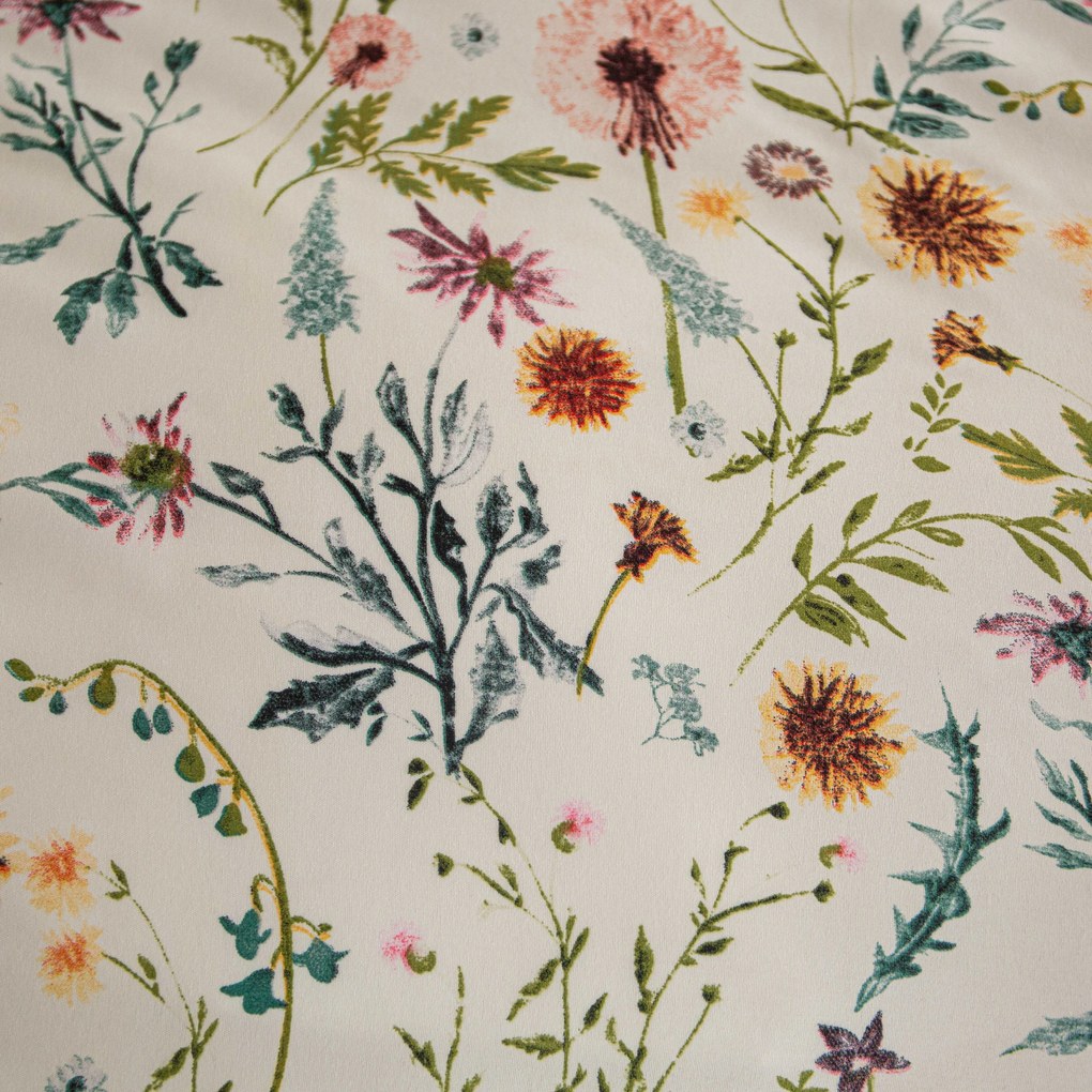 Poszewka na poduszkę z mikrofibry HERBALIS 70x90 cm, kremowy