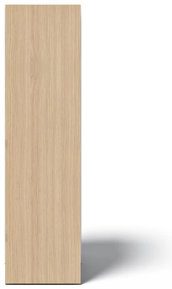 Biały regał w dekorze dębu 40x114 cm Ella – TemaHome