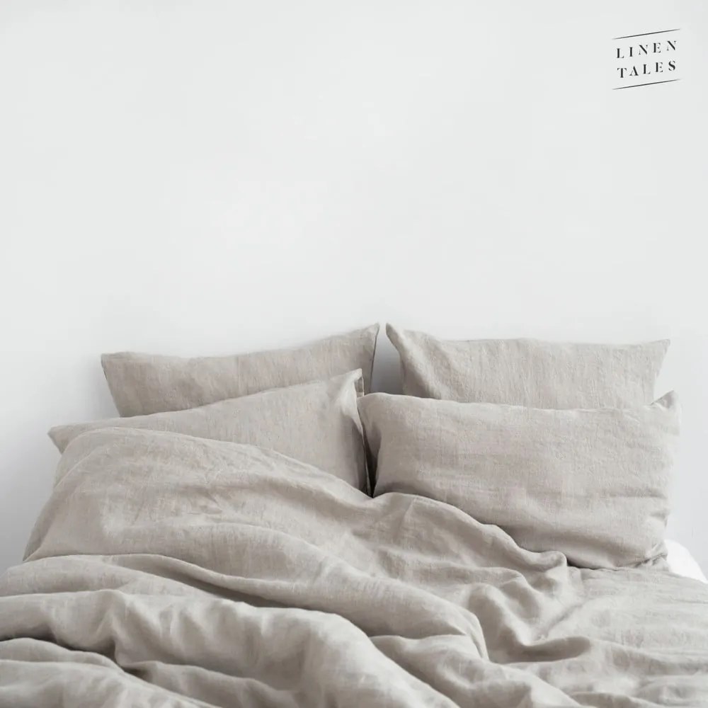 Lniana pościel jednoosobowa w naturalnym kolorze 140x200 cm Natural – Linen Tales