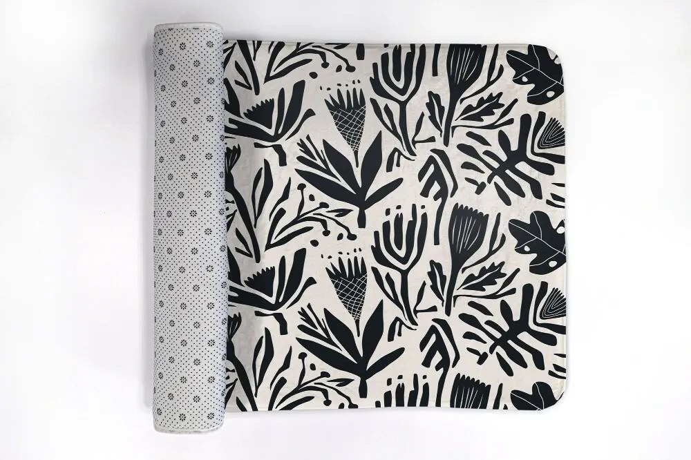 Dywanik do łazienki Dywanik do łazienki Rośliny Abstrakcja