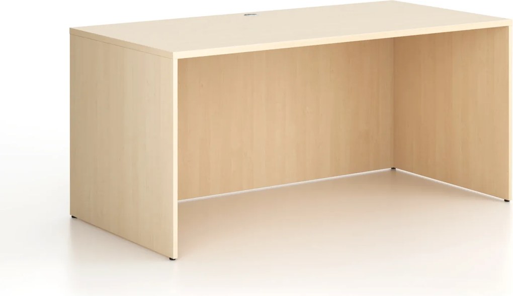 Biurko FRAME, 160x80 cm, brzoza