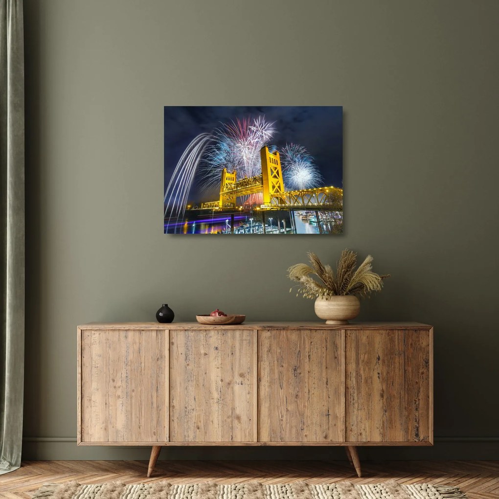 Obraz na szkle - Sylwester (70x50 cm)