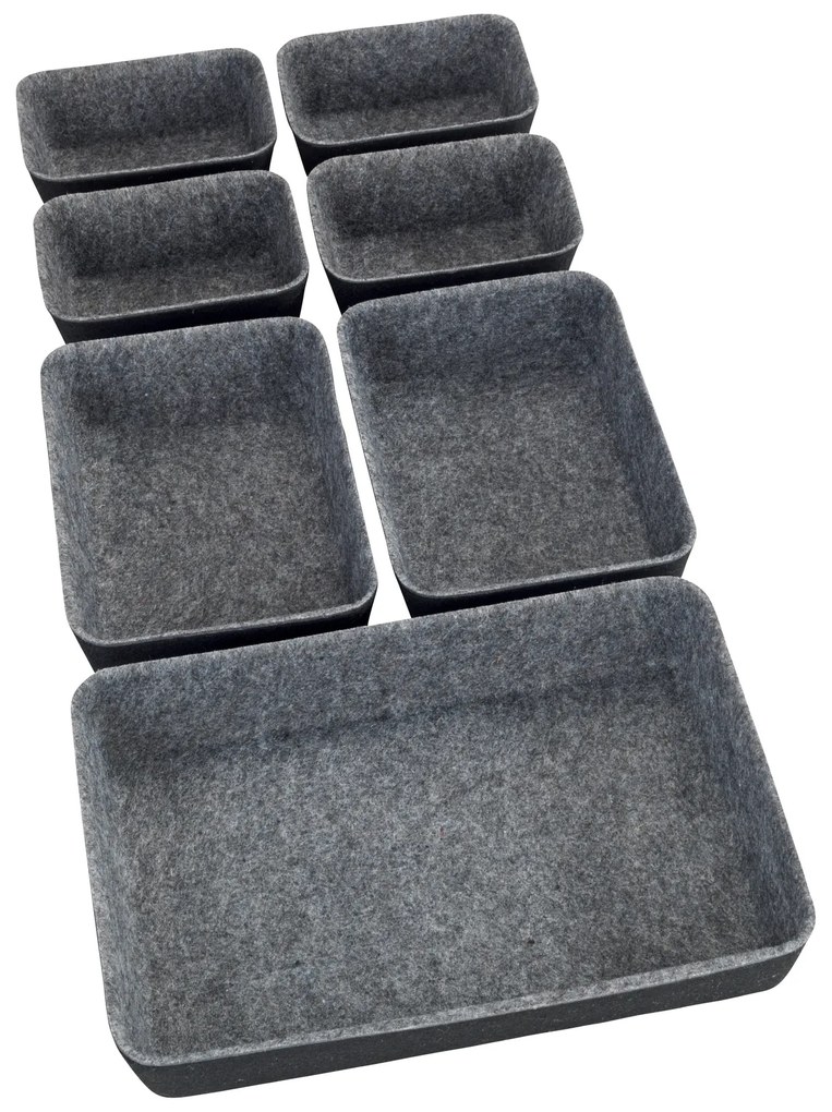 Organizery filcowe do szuflad, 7 sztuk, WENKO