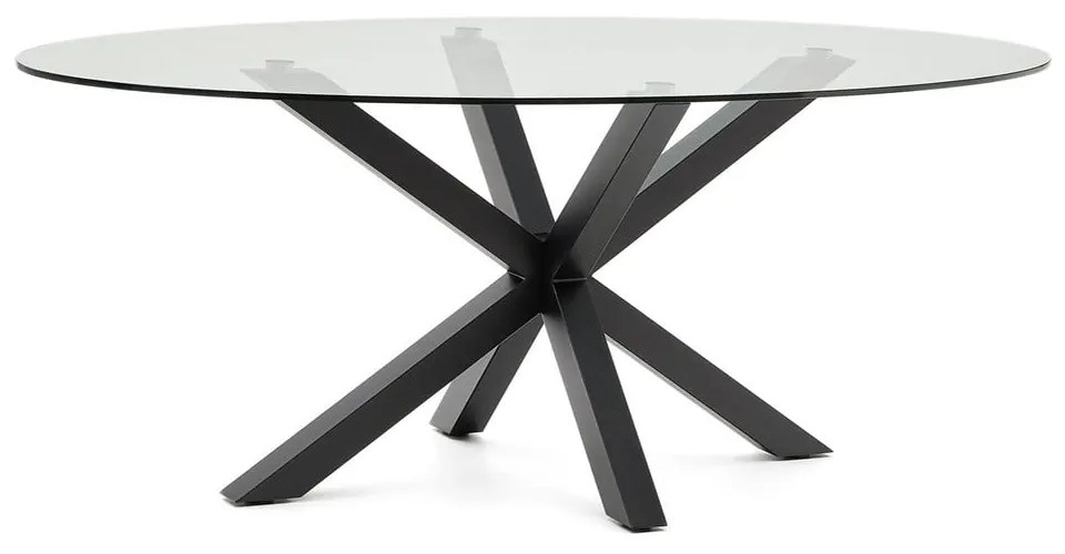 Stół ze szklanym blatem 100x200 cm Argo – Kave Home