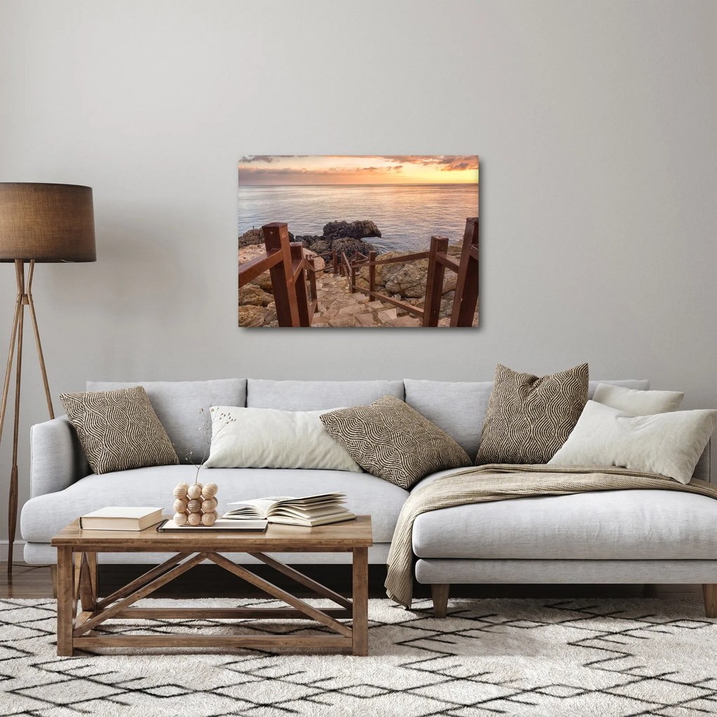 Obraz - Zejście ku morzu (70x50 cm)