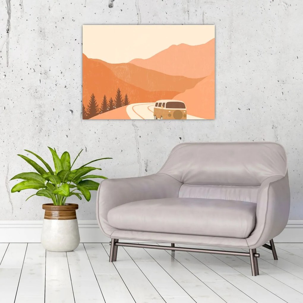 Obraz - Vintage van N⁰1 (70x50 cm)
