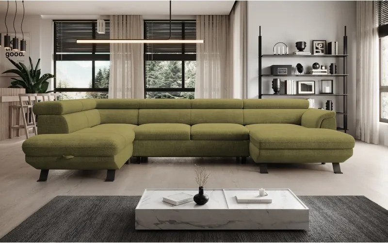 Narożnik RAVEN XL z funkcją spania WERSAL