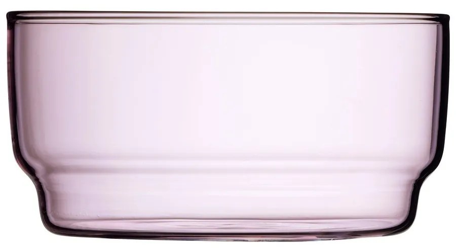 Różowe szklane miski zestaw 2 szt. 500 ml Torino – Lyngby Glas