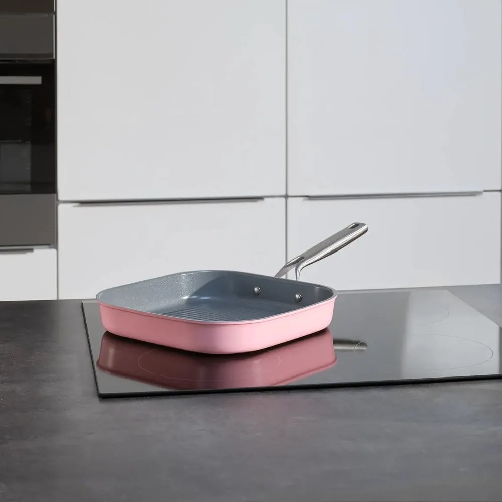 Patelnia aluminiowa do grillowania z powłoką nieprzywierającą ø 28 cm Meda 3.0 – FABINI