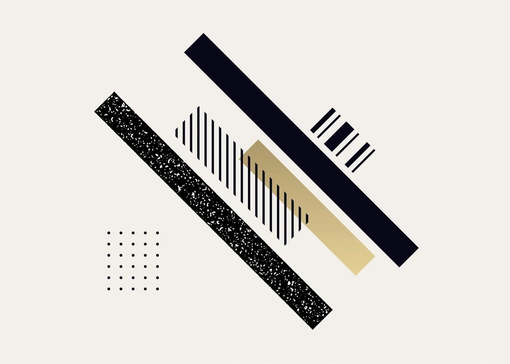 Obraz na szkle - Kształty geometryczne N⁰5 (70x50 cm)