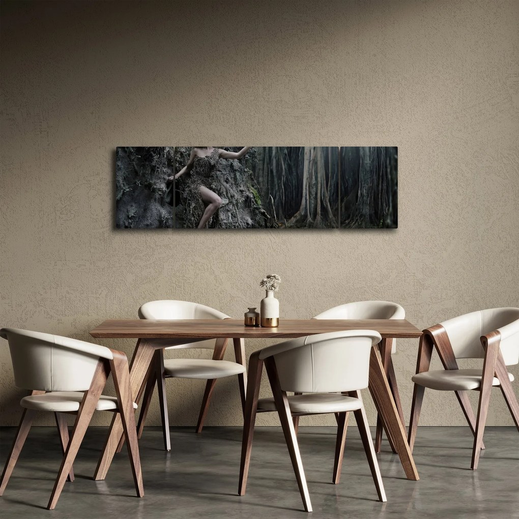 Obraz - Leśna wróżka (170x50 cm)