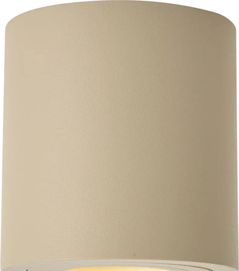 Nowoczesny spot sufitowy Taupe GU10 50mm IP44 - Capa