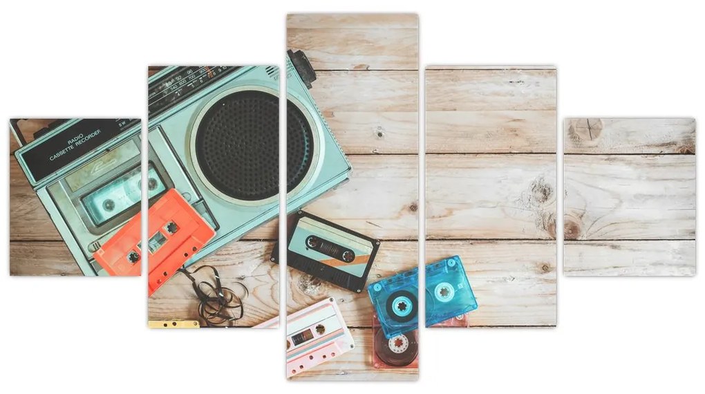 Obraz - Radio retro (125x70 cm)