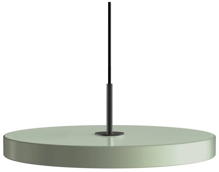 Jasnozielona lampa wisząca LED z metalowym kloszem ø 43 cm Asteria Medium – UMAGE