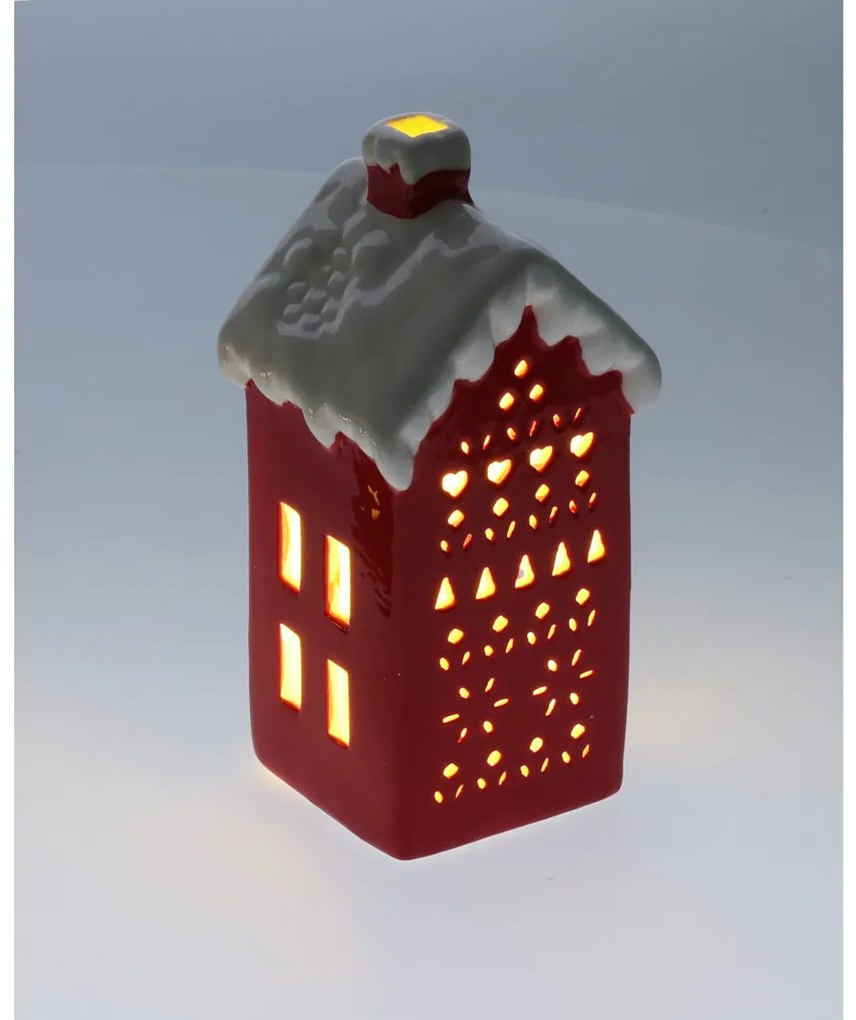 Lampka LED w kształcie domu, 15 cm