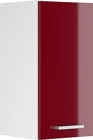 Szafka ścienna czerwony połysk 30x31x60 r-line