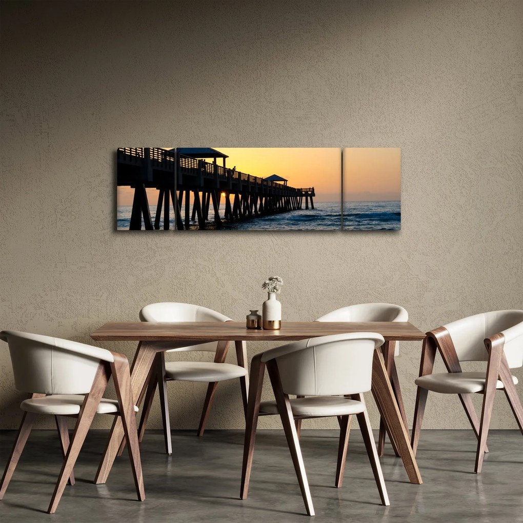 Obraz na plaży (170x50 cm)
