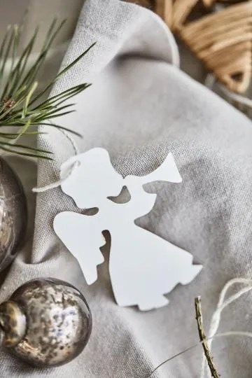 IB Laursen Ozdoba świąteczna PAPER ANGEL, biała
