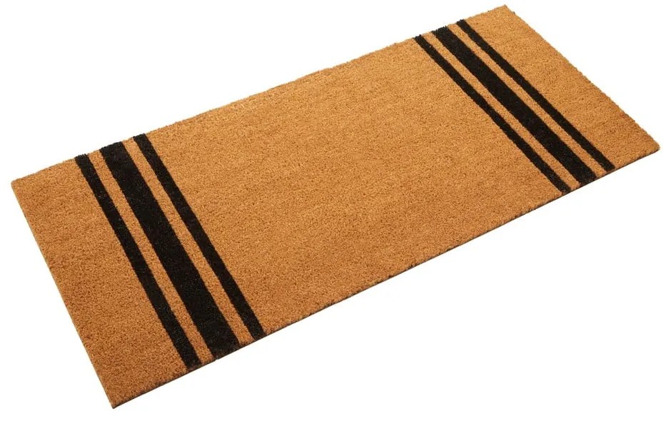 Wycieraczka z włókna kokosowego 55x125 cm Black Stripe – Premier Housewares