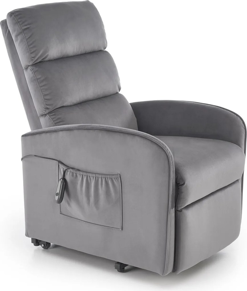 Fotel rozkładany elektrycznie z funkcją pionizacji Maroni Halmar