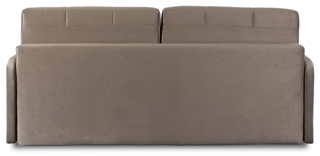 Sofa Rozkładana z Funkcją Spania IBIZA Dwuosobowa Beżowa Nowoczesna do Salonu