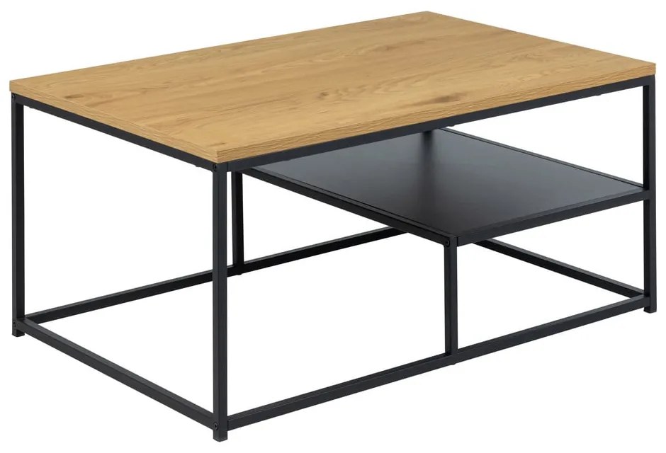 Stolik z blatem w dekorze dębu 60x90 cm Gila – Actona