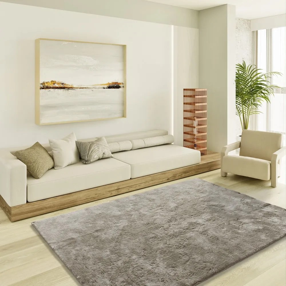 Szarobeżowy dywan 140x200 cm Roma – Universal