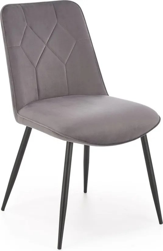 Aksamitne krzesło do jadalni K539