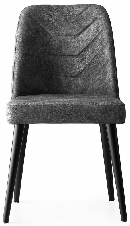 Zestaw krzeseł do jadalni Dallas Anthracite, 2szt.