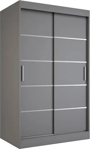 Antracytowa szafa przesuwna 120 Z4-C62