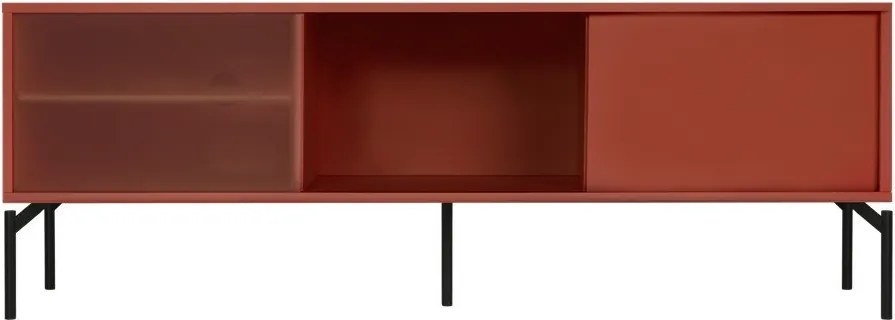 Szafka pod TV w kolorze terakoty 160x60x42 cm Met – noo.ma