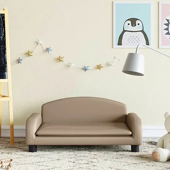 2-osobowa sofa dziecięca cappuccino - Velira 4X