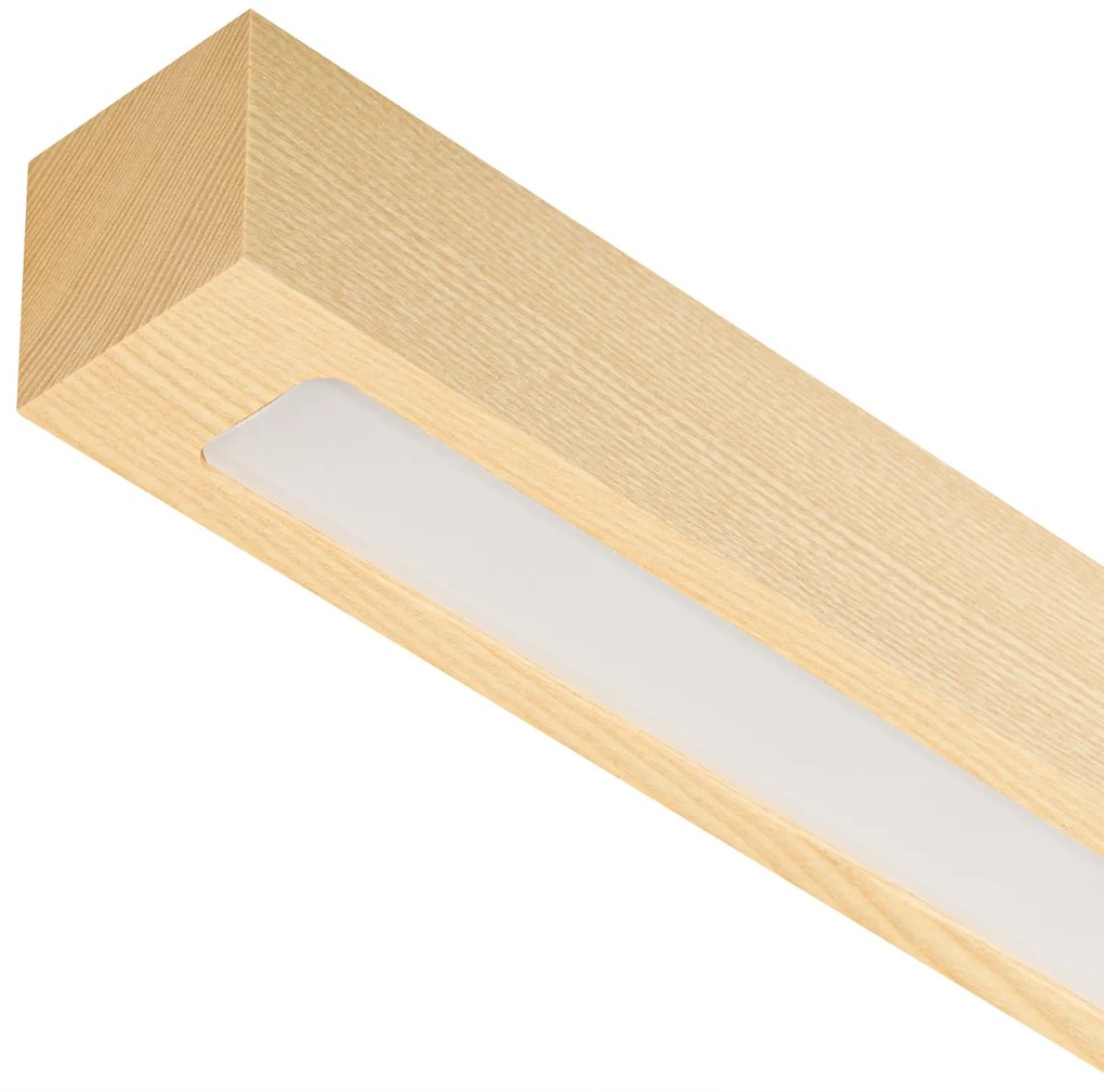 Lampa wisząca LED 100 cm z drewna jesionowego L100KB-4K-ESCHE wymienny