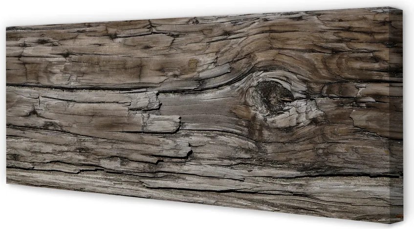 Zdjęcie na płótnie Surowe Drewno Z Sękami