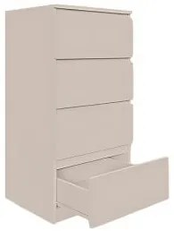 Komoda BASIC 4 szuflady – Kaszmir | 50x97x40 cm