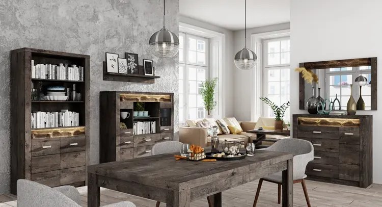 Komoda W Biały Kolorze Kraft Swobodny D9-D19