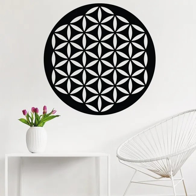 Drewniana mandala na ścianie - YISUIYU