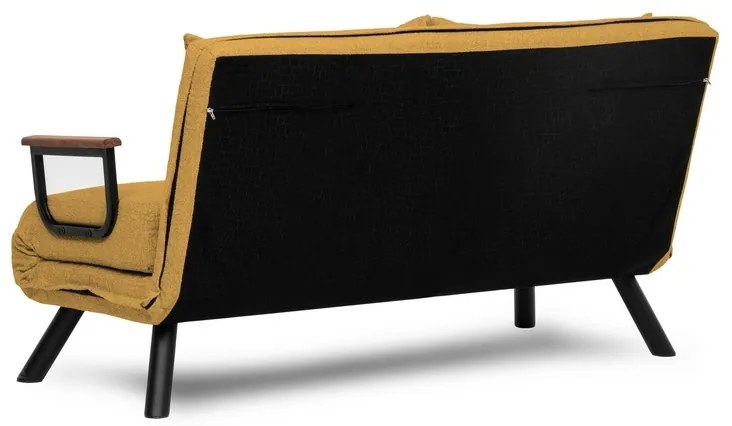 Sofa rozkładana Sando 2 musztardowy