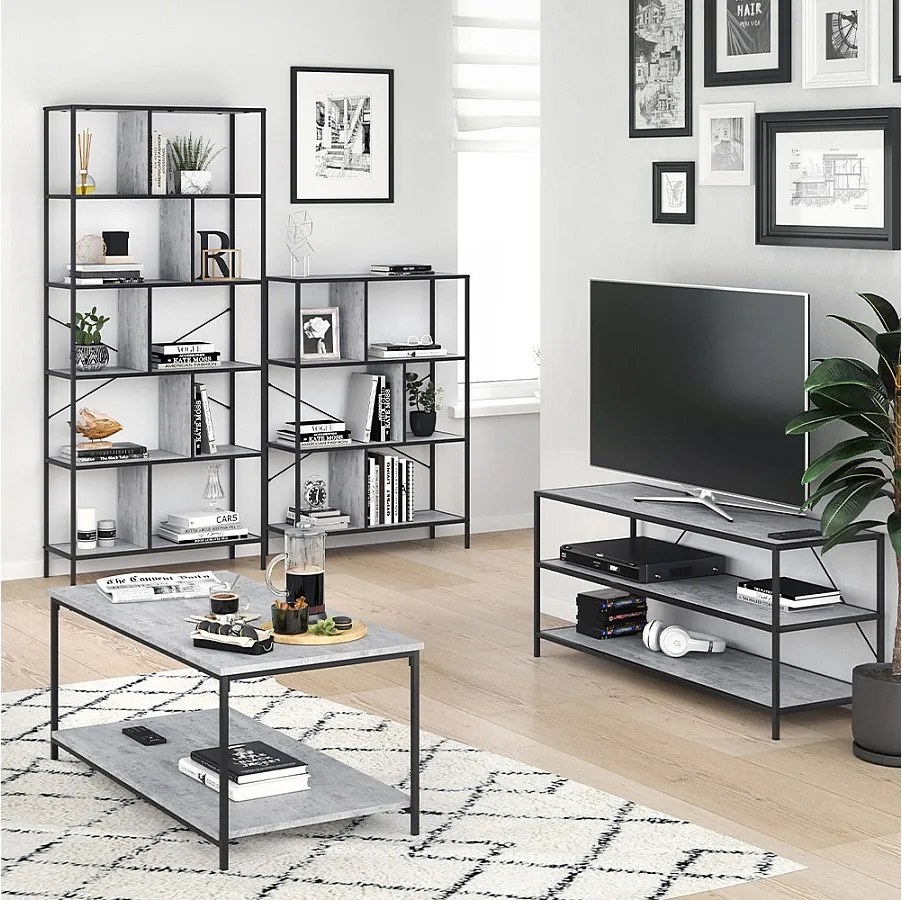 Stolik kawowy beton 108x52x45 fyrk