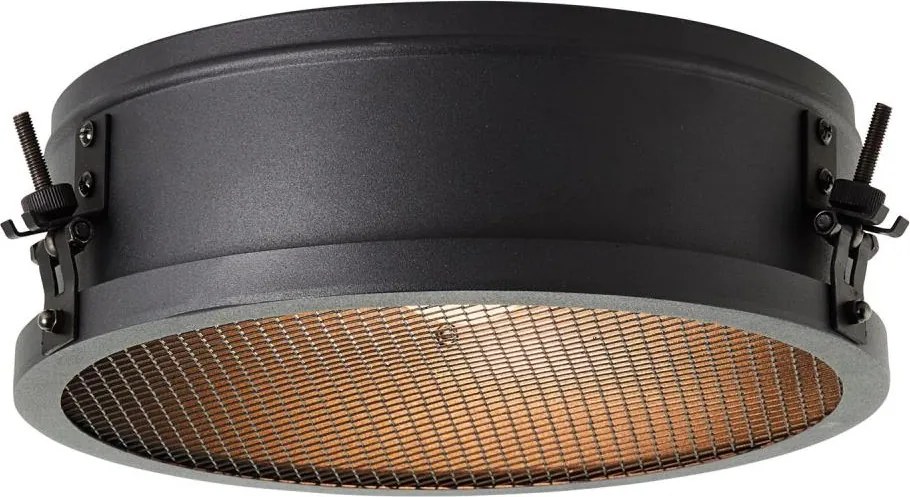 Brilliant - Oprawa sufitowa ZOIS 1xE27/28W/230V Ø 30 cm czarna