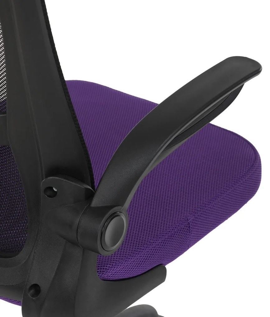 Autronic KA-K2006 PUR Krzesło biurowe, fioletowe