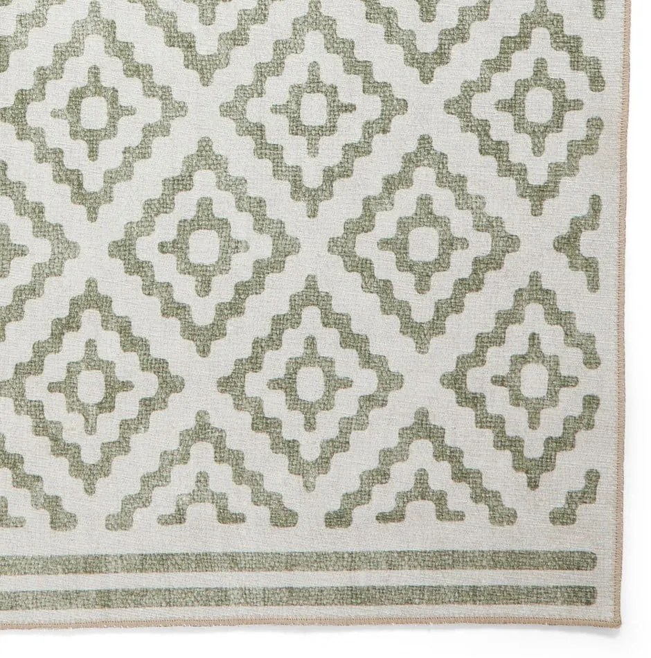 Zielony chodnik odpowiedni do prania 61x170 cm Coral Green – Think Rugs