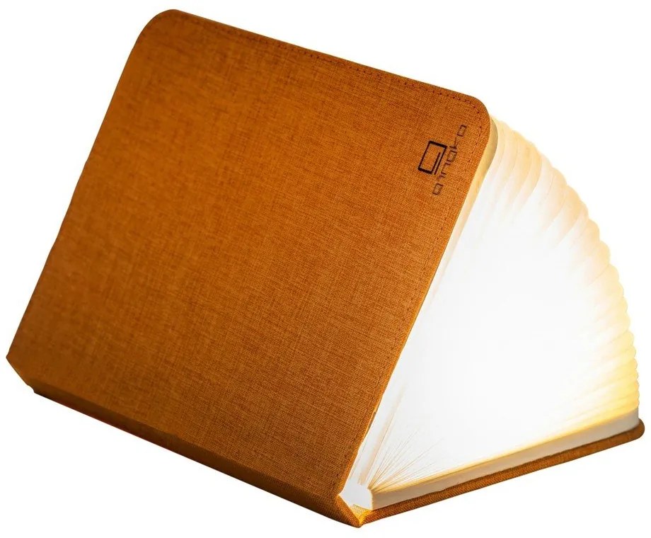 Pomarańczowa dekoracja świetlna na USB Booklight – Gingko