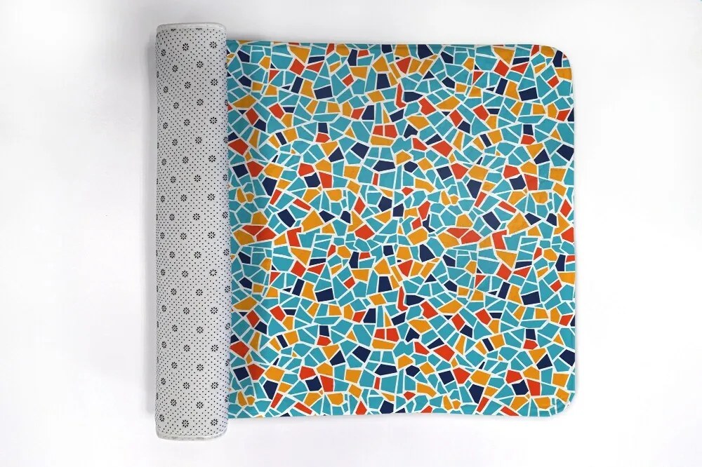 Dywanik antypoślizgowy do łazienki Dywanik antypoślizgowy do łazienki Kolorowa Abstrakcja