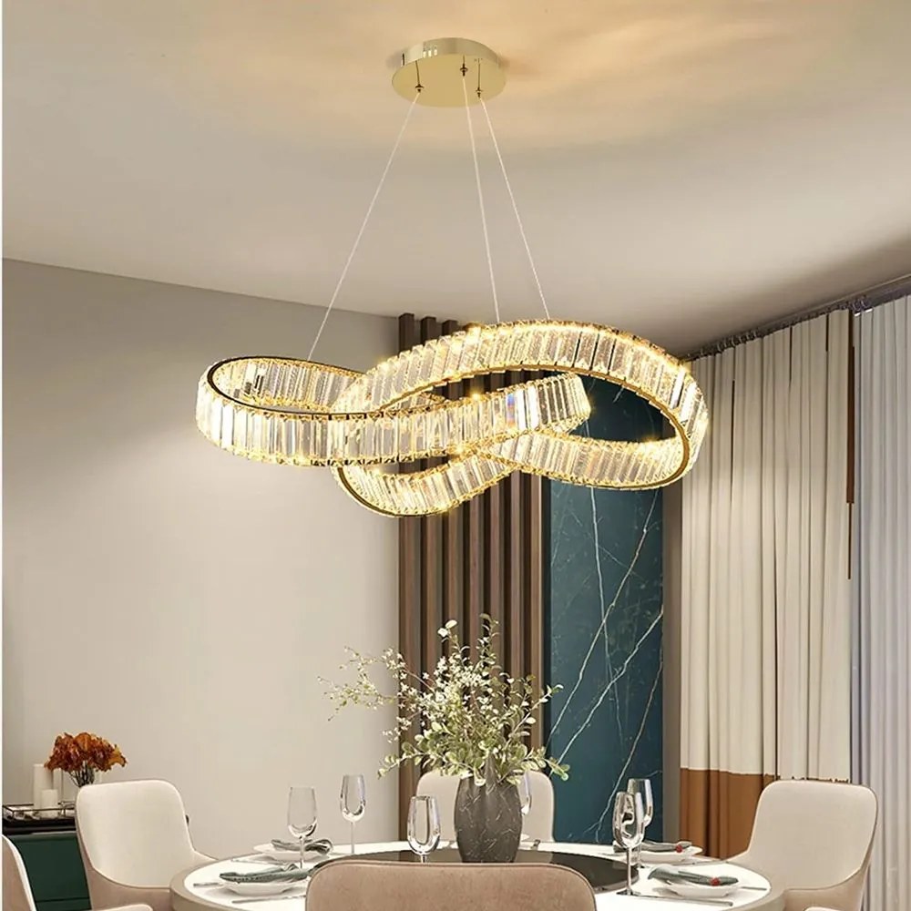 LAMPA SUFITOWA WISZĄCA LED APP1538-CP GOLD