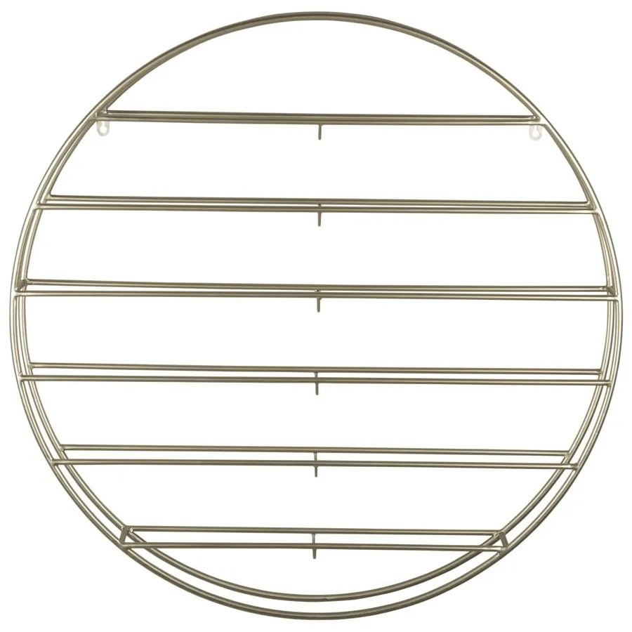 Wiszący metalowy regał na wino w kolorze złota liczba butelek 12 80x80x9 cm Redondo – PT LIVING