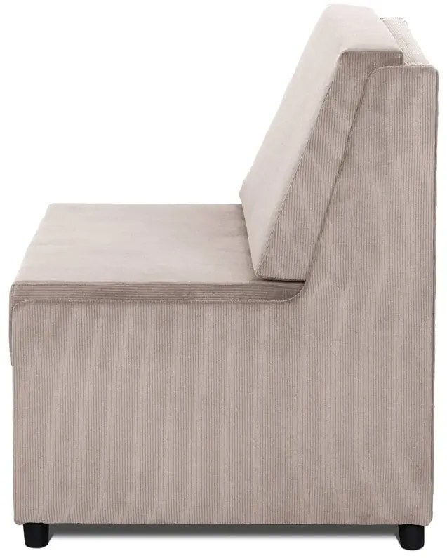 Tapicerowany beżowy fotel spania z funkcją L3-R72